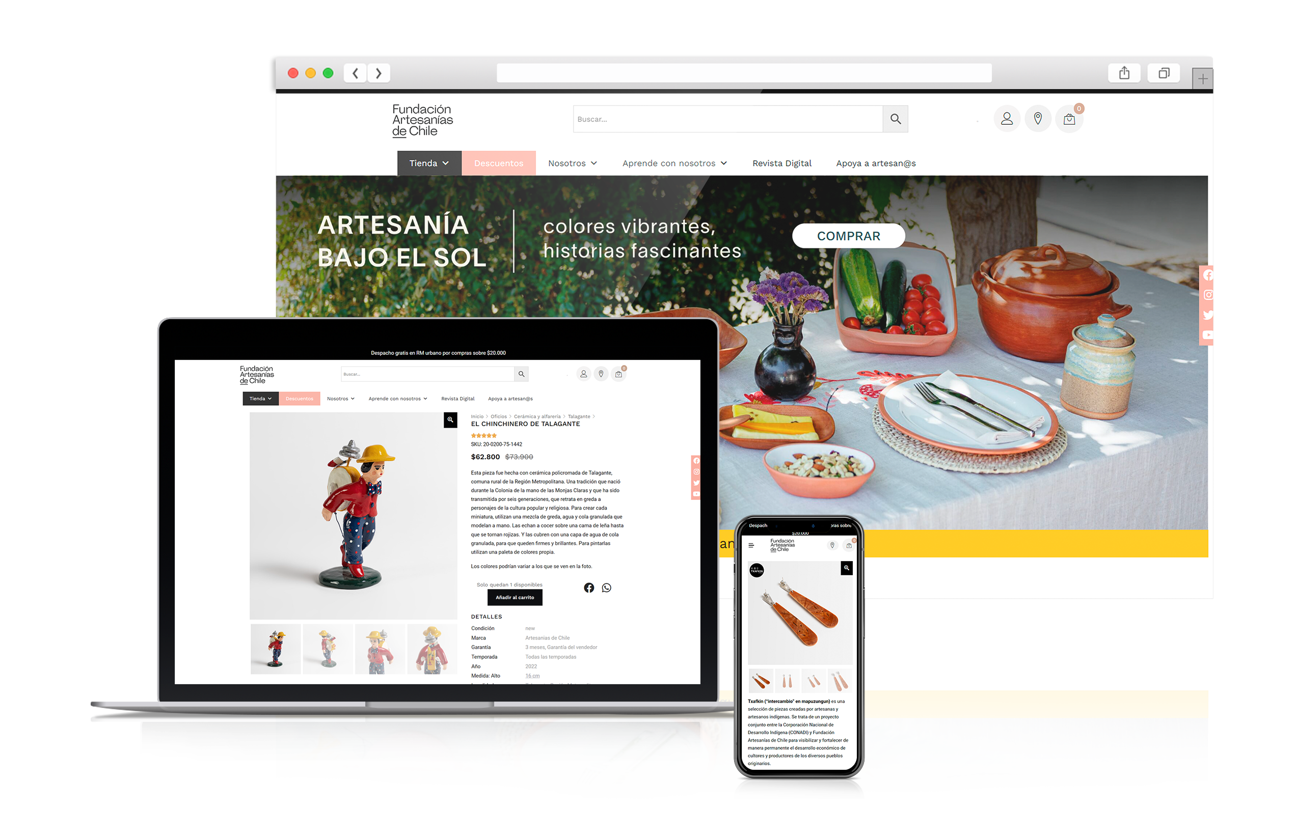 Web Showcase Mockup-artesanias